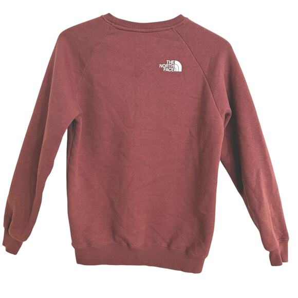 The North Face Plum Sweatshirt Never Stop Exploring Sz S Womens Mountain Range - Picture 3 of 7
